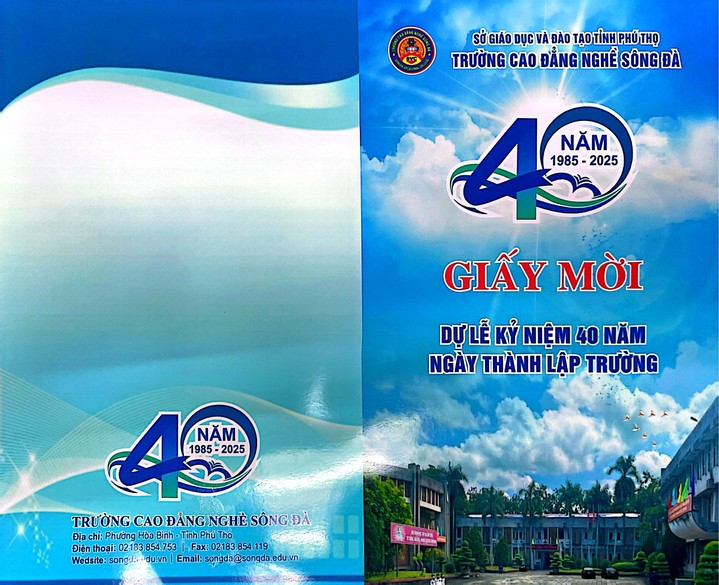 CHƯƠNG TRÌNH KỶ NIỆM 40 NĂM NGÀY THÀNH LẬP TRƯỜNG CAO ĐẲNG NGHỀ SÔNG ĐÀ (1985 – 2025)